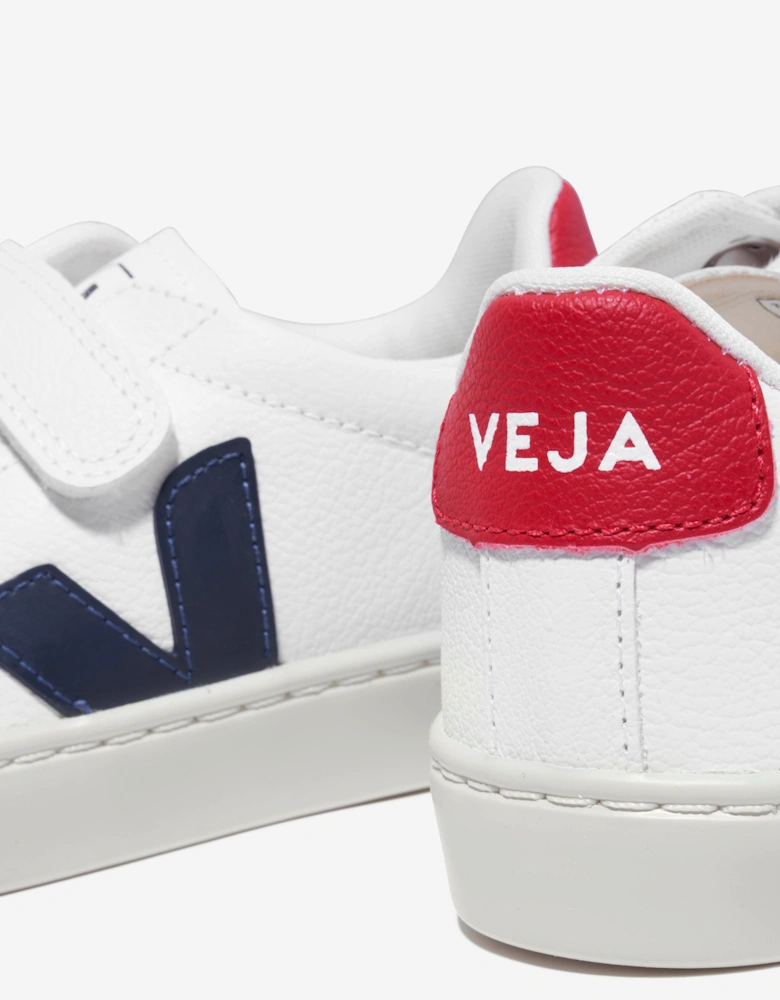 Kids Small Esplar Velcro Trainers in White