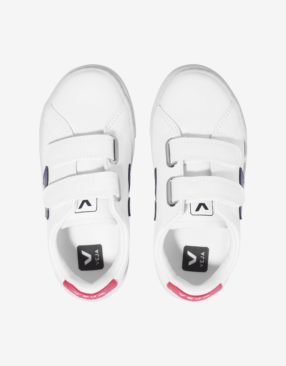 Kids Small Esplar Velcro Trainers in White