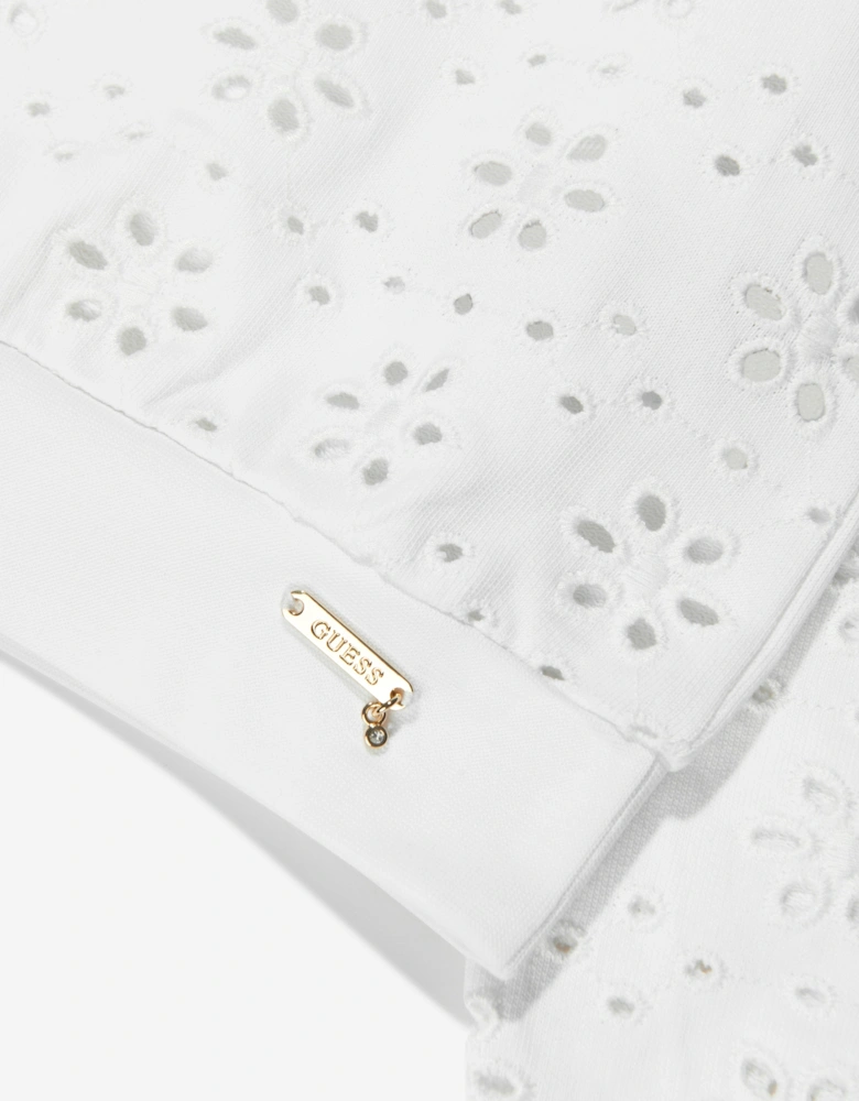 Girls Sangallo Sweatshirt in White