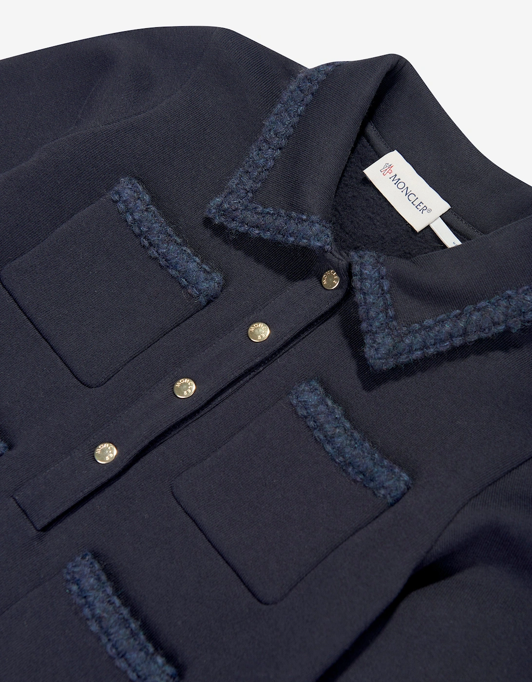 Enfant Girls Pocket Polo Dress in Navy