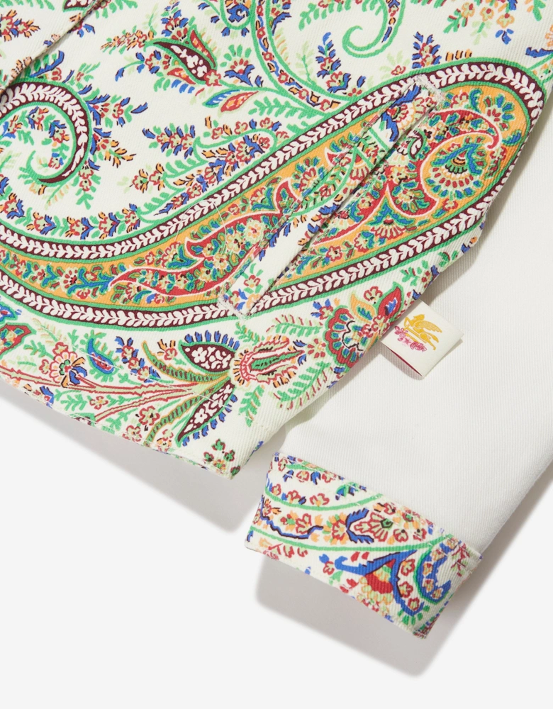 Girls Floral Paisley Jacket in Multicolour