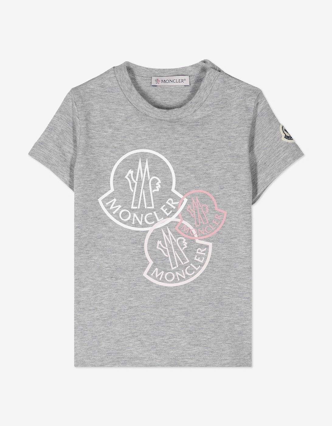 Enfant Baby Girls LogoT-Shirt in Grey, 5 of 4