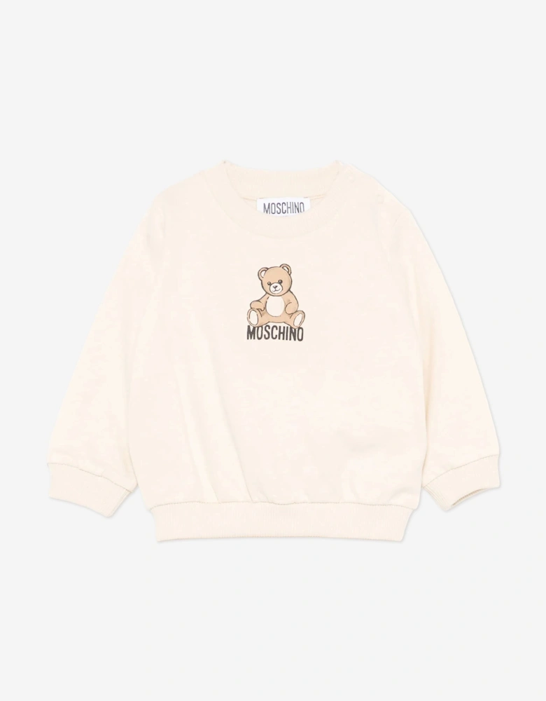 Baby Teddy Bear Tracksuit in Beige