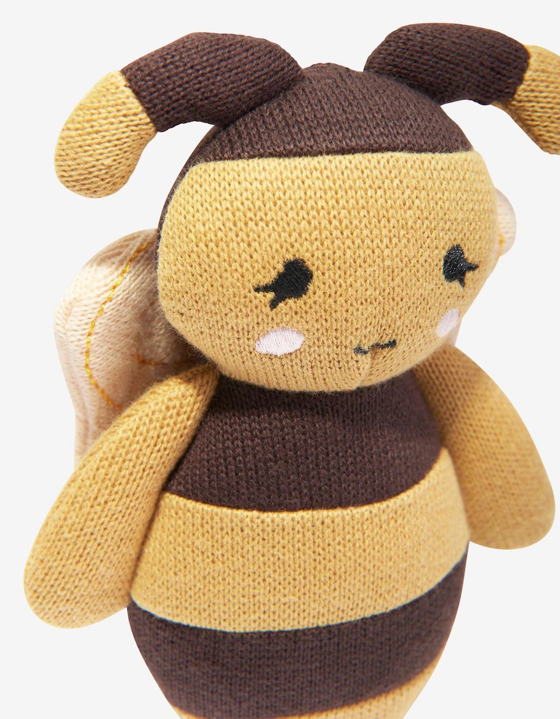 Konges Sløjd Kids Bee Soft Toy in Brown