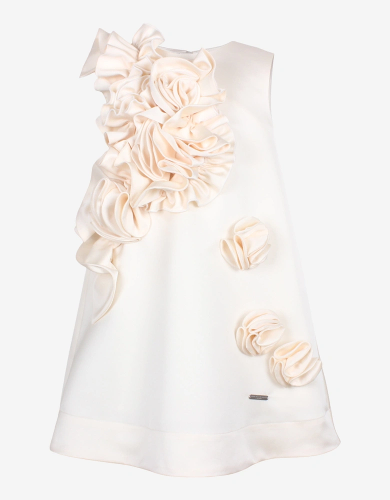 Girls Sweet Pea Derss in Ivory