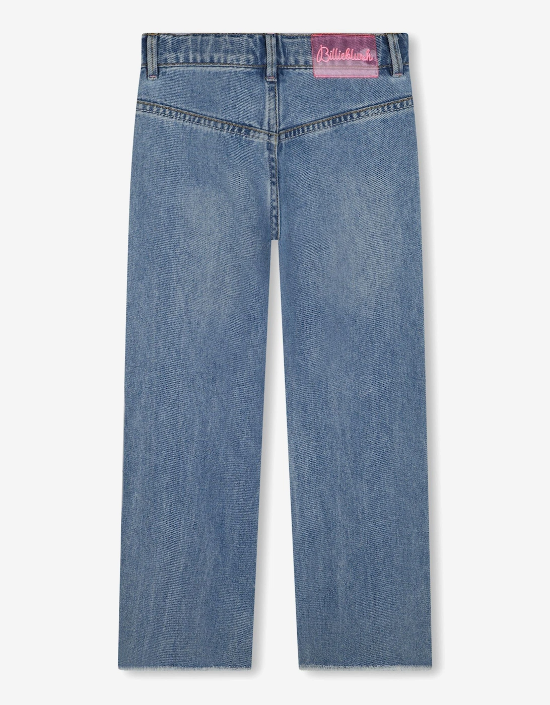 Billieblush Girls Sequin Pocket Jeans in Blue