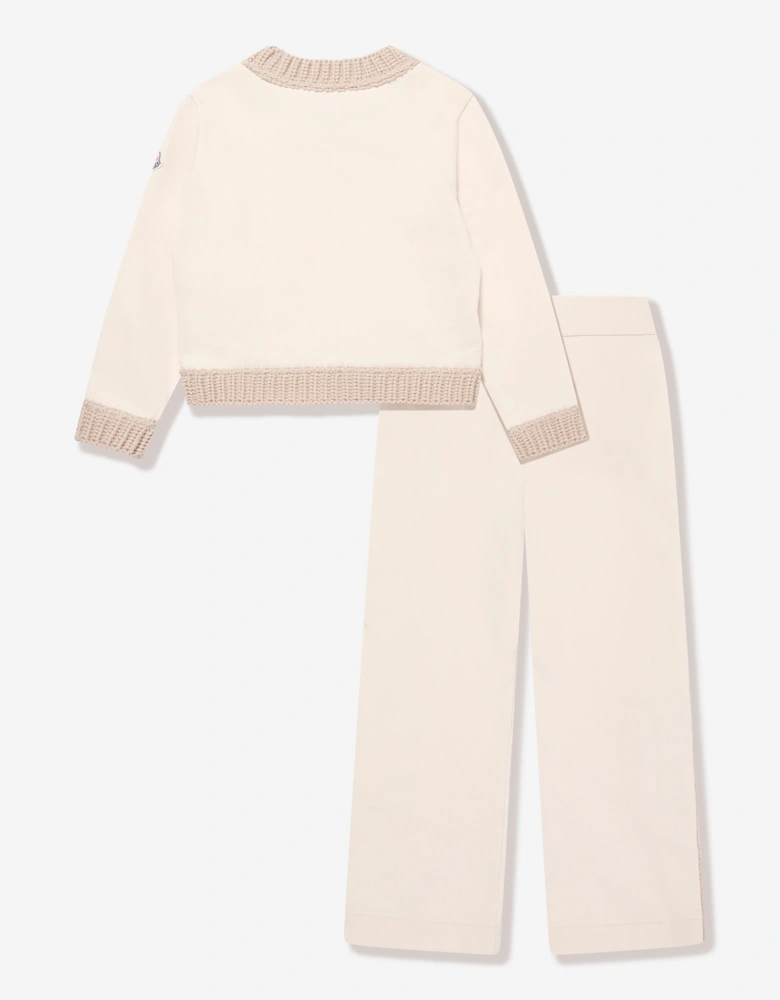 Enfant Girls Tracksuit in Ivory
