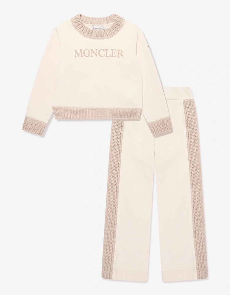 Enfant Girls Tracksuit in Ivory