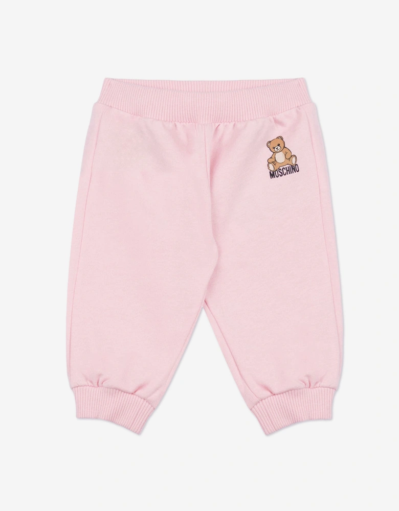 Baby Girls Teddy Bear Tracksuit in Pink