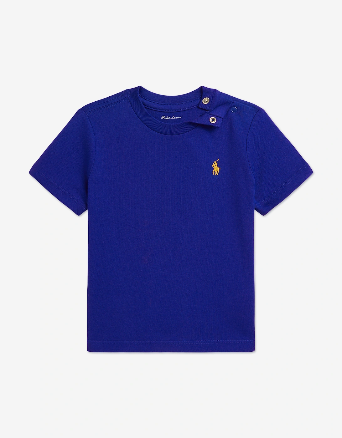 Baby Boys Logo T-Shirt in Blue, 5 of 4
