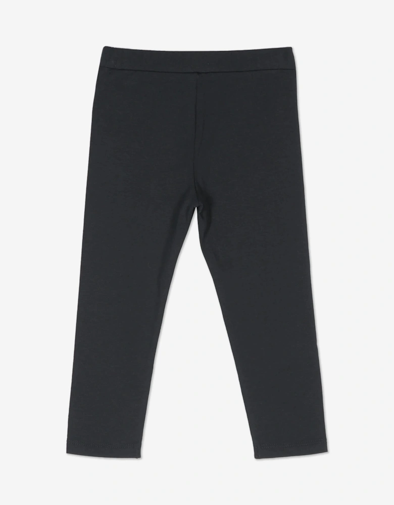 Enfant Baby Girls Logo Leggings in Navy