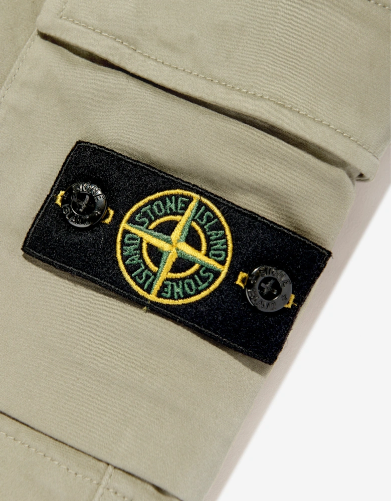 Boys Cargo Shorts in Beige