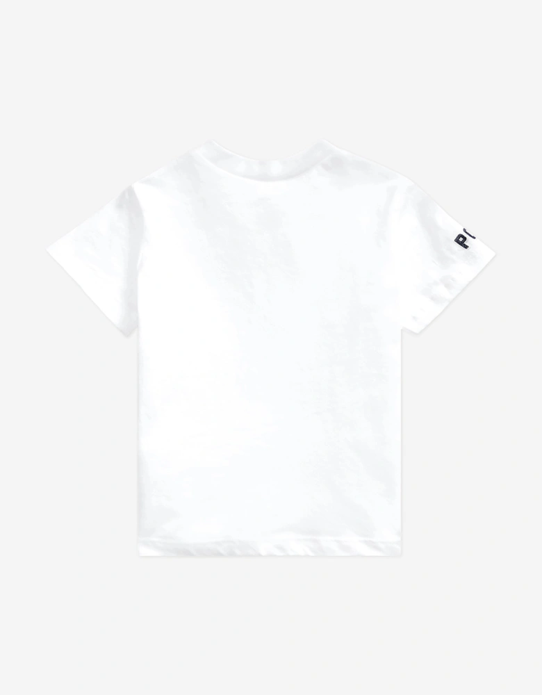 Baby Boys Polo Bear T-Shirt in White