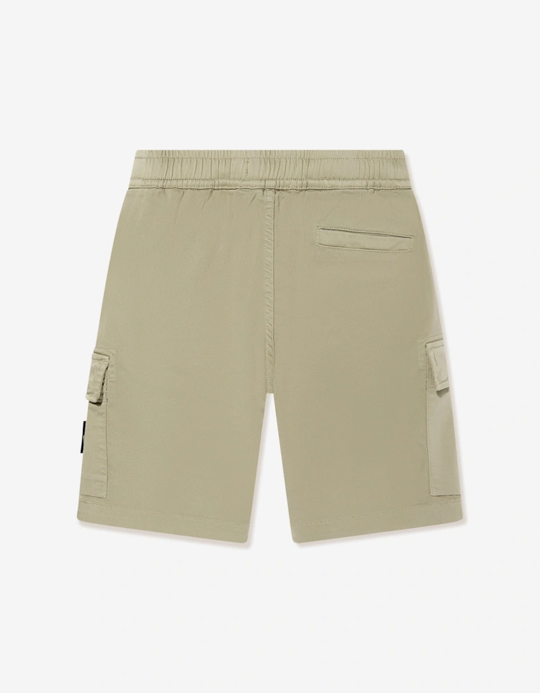 Boys Cargo Shorts in Beige