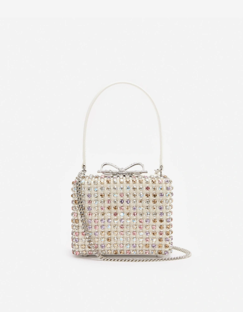 Girls Crystal Micro Bag in Multicolour (14.5cm)