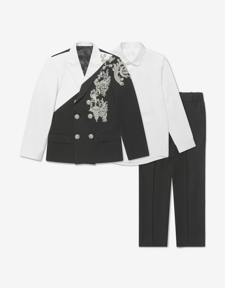 Boys Avram Suit in Black