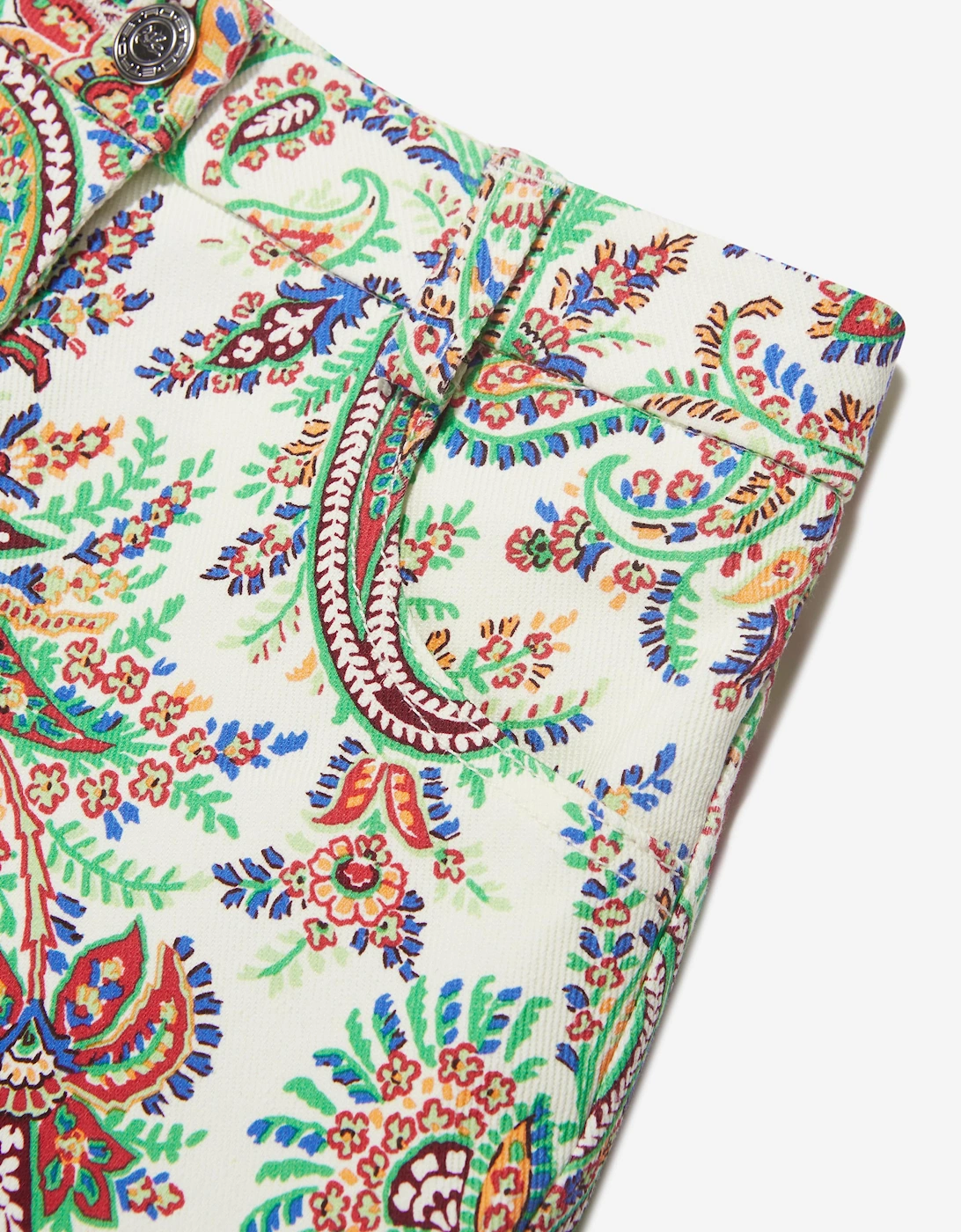 Girls Floral Paisley Shorts in Multicolour