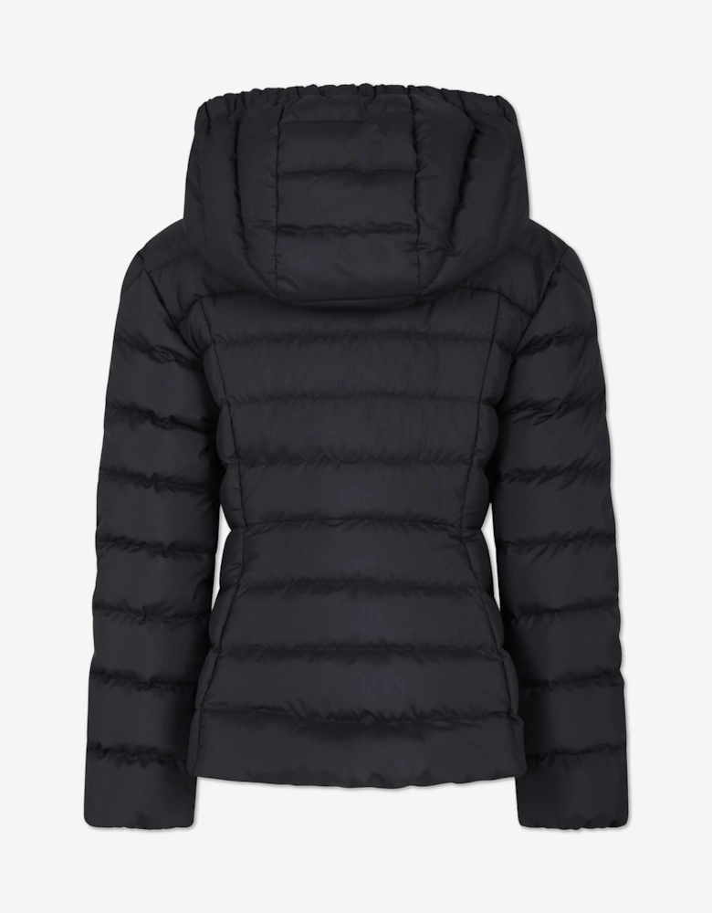 Enfant Girls Down Padded Egisto Jacket in Black