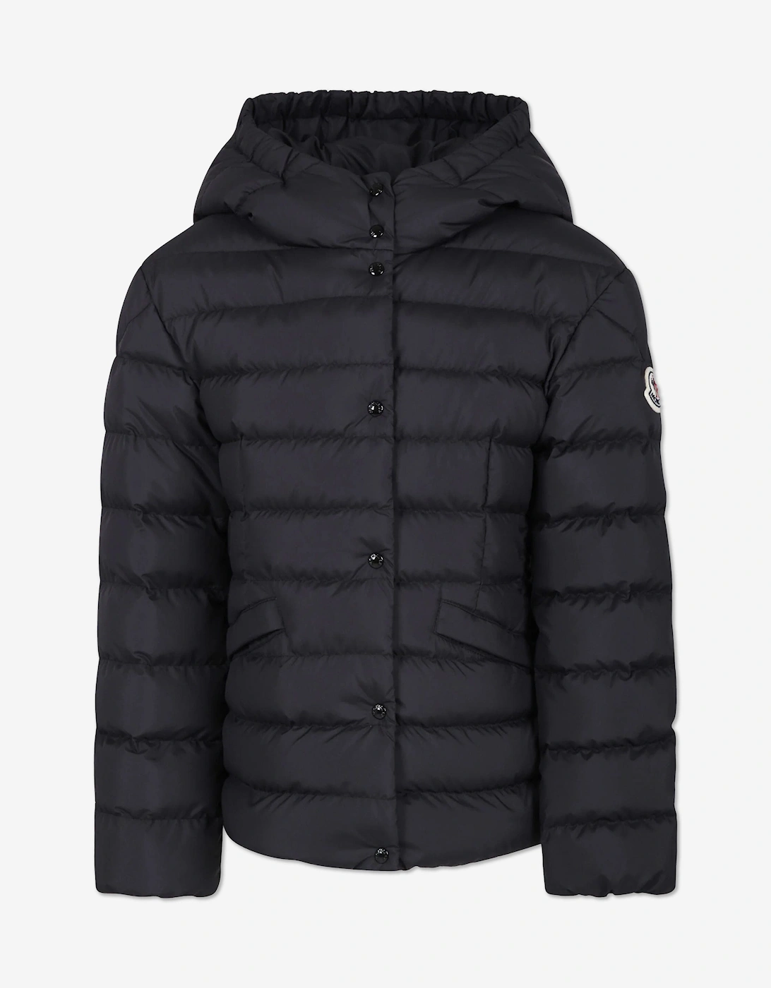 Enfant Girls Down Padded Egisto Jacket in Black
