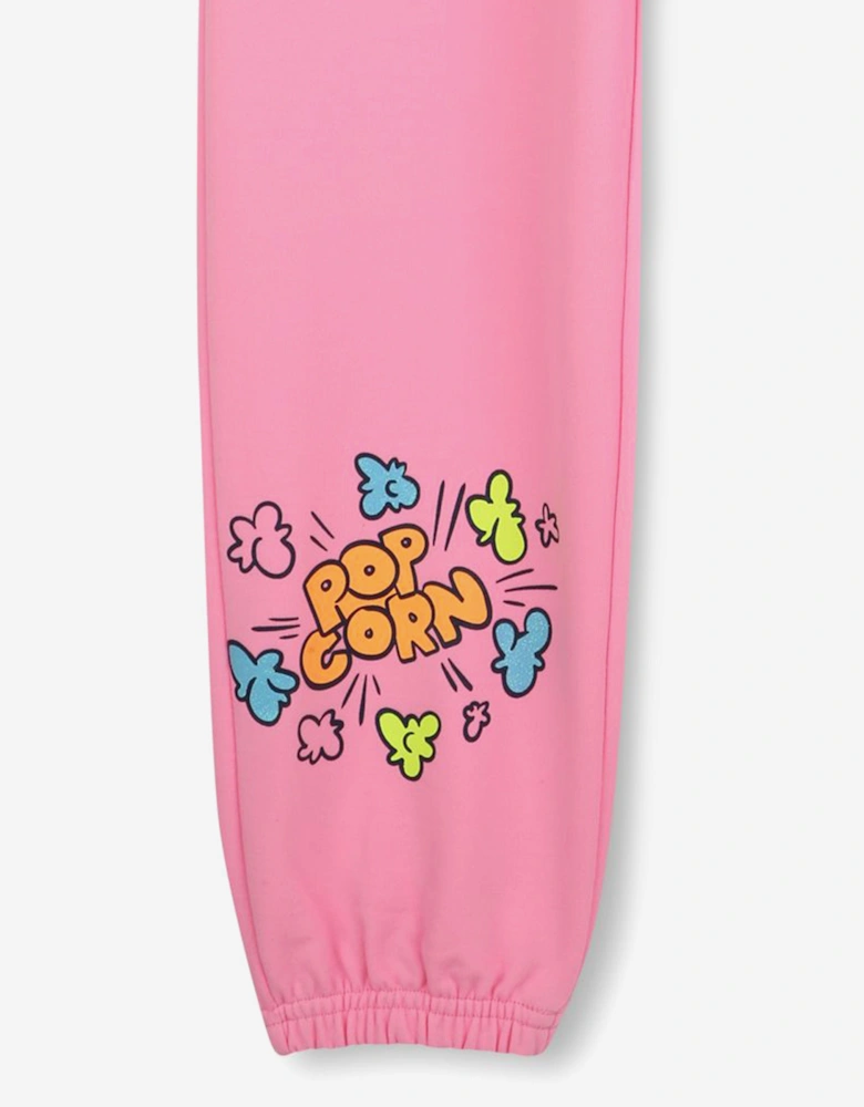 Billieblush Girls Illustrated Joggers in Pink