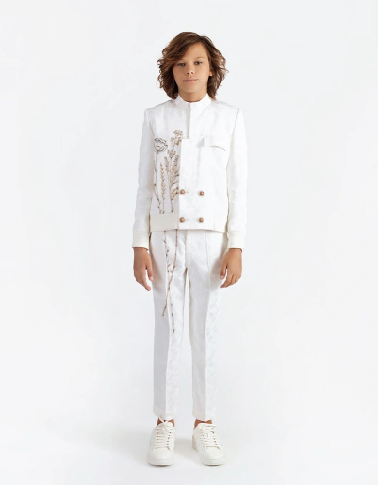 Boys Lance Suit in White
