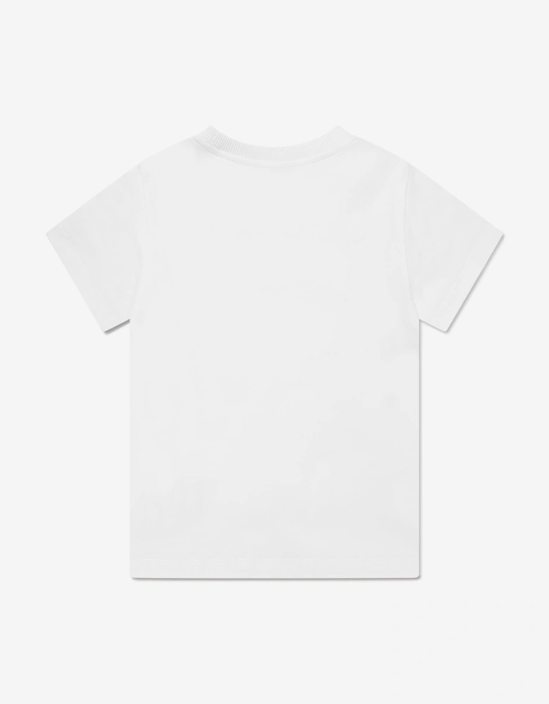 Kids Logo Print T-Shirt in White