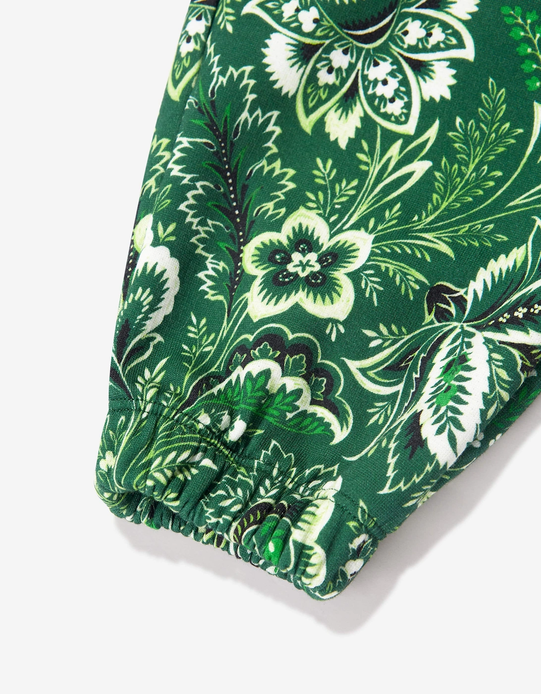 Boys Floral Paisley Joggers in Green