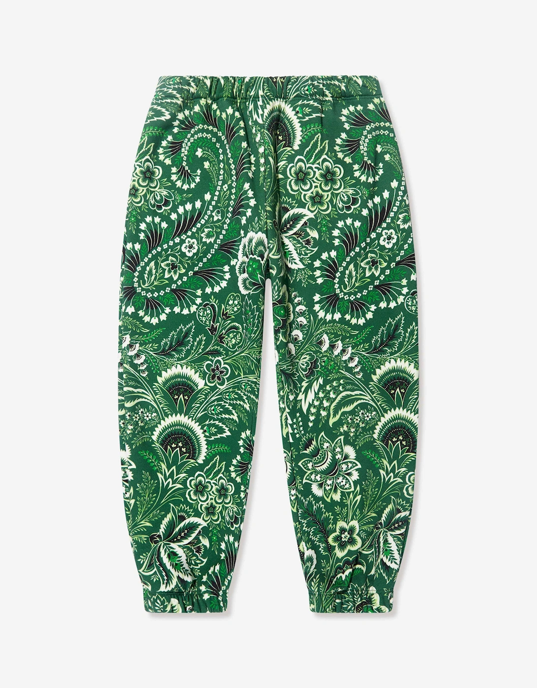 Boys Floral Paisley Joggers in Green, 5 of 4