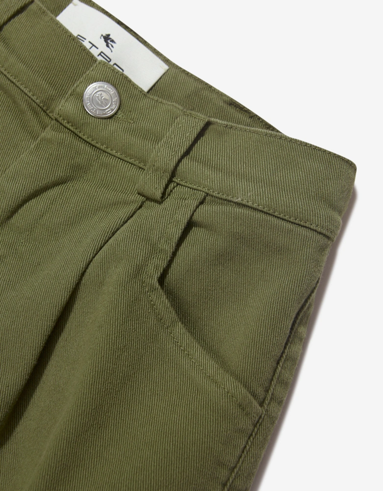 Boys Cargo Shorts in Green