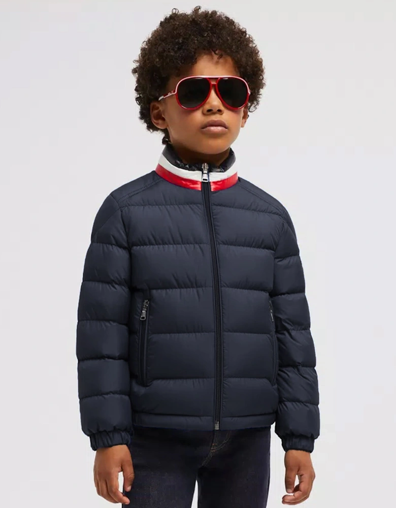 Enfant Boys Down Padded Vashiti Jacket in Navy