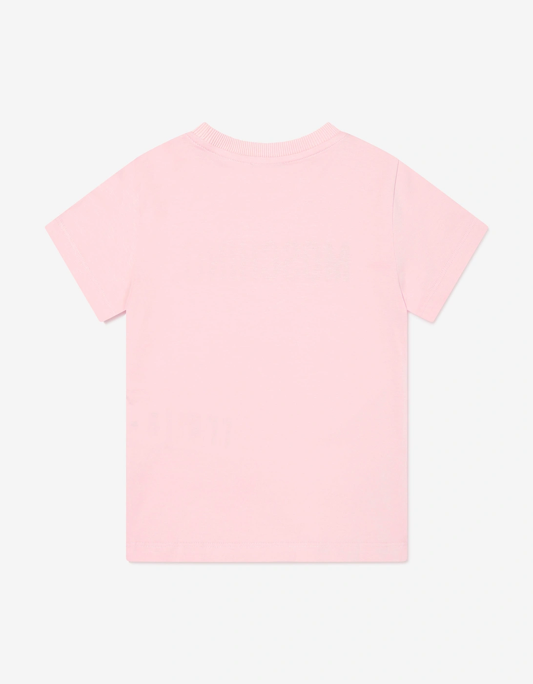 Girls Logo Print T-Shirt in Pink