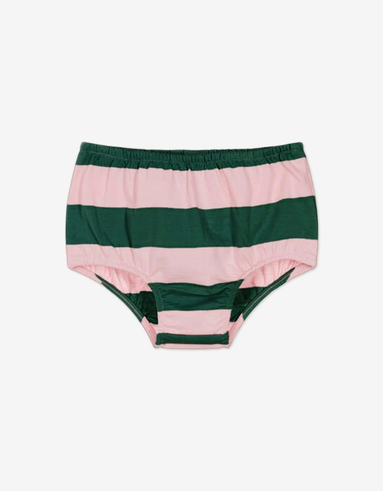 Baby Girls Striped Rugby Dress in Pink
