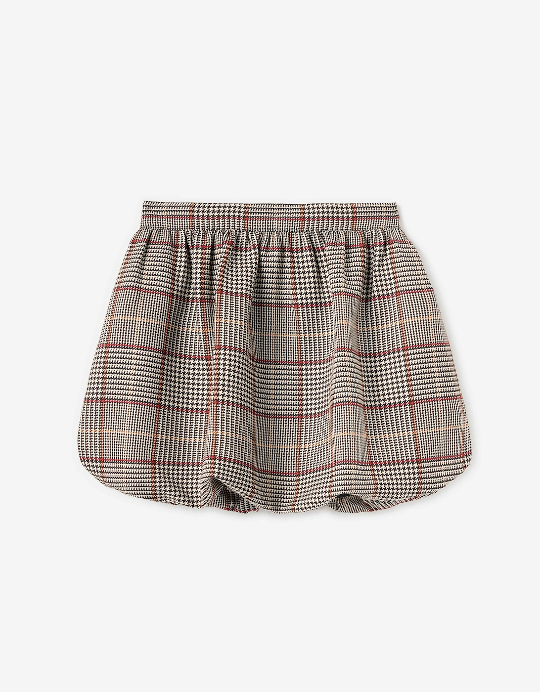 Girls Check Skirt in Brown, 5 of 4