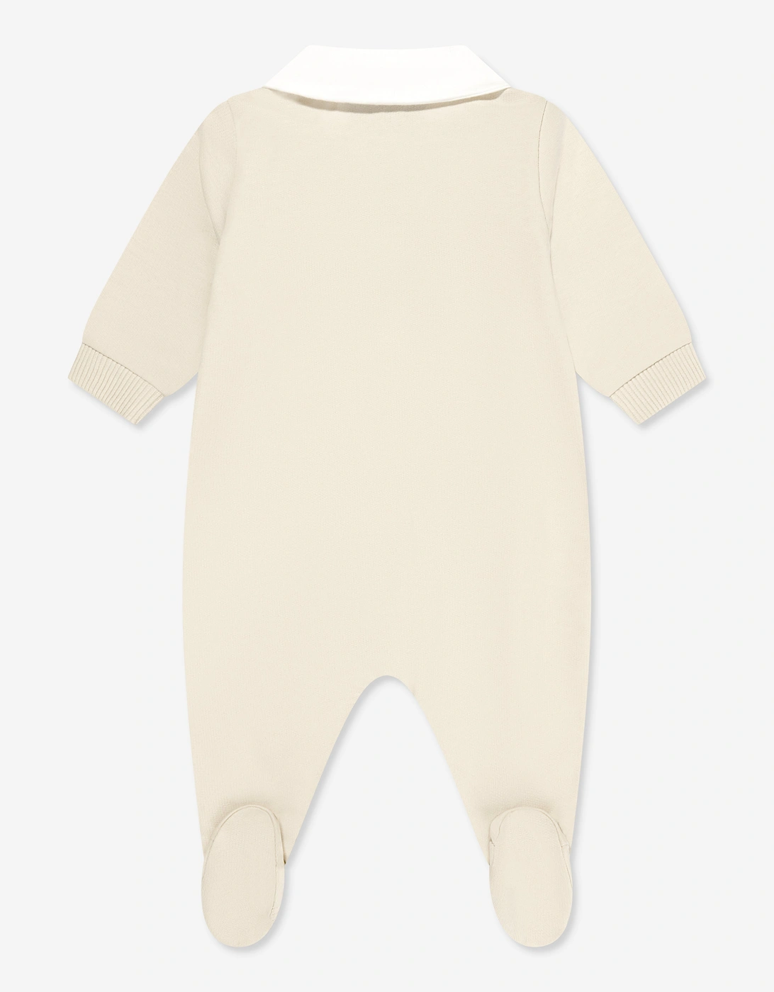 Baby Bear Logo Babygrow in Beige