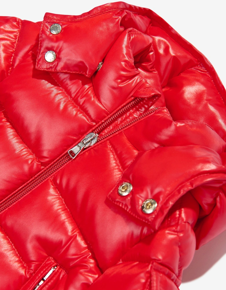 Enfant Baby Boys Down Padded New Maya Jacket in Red