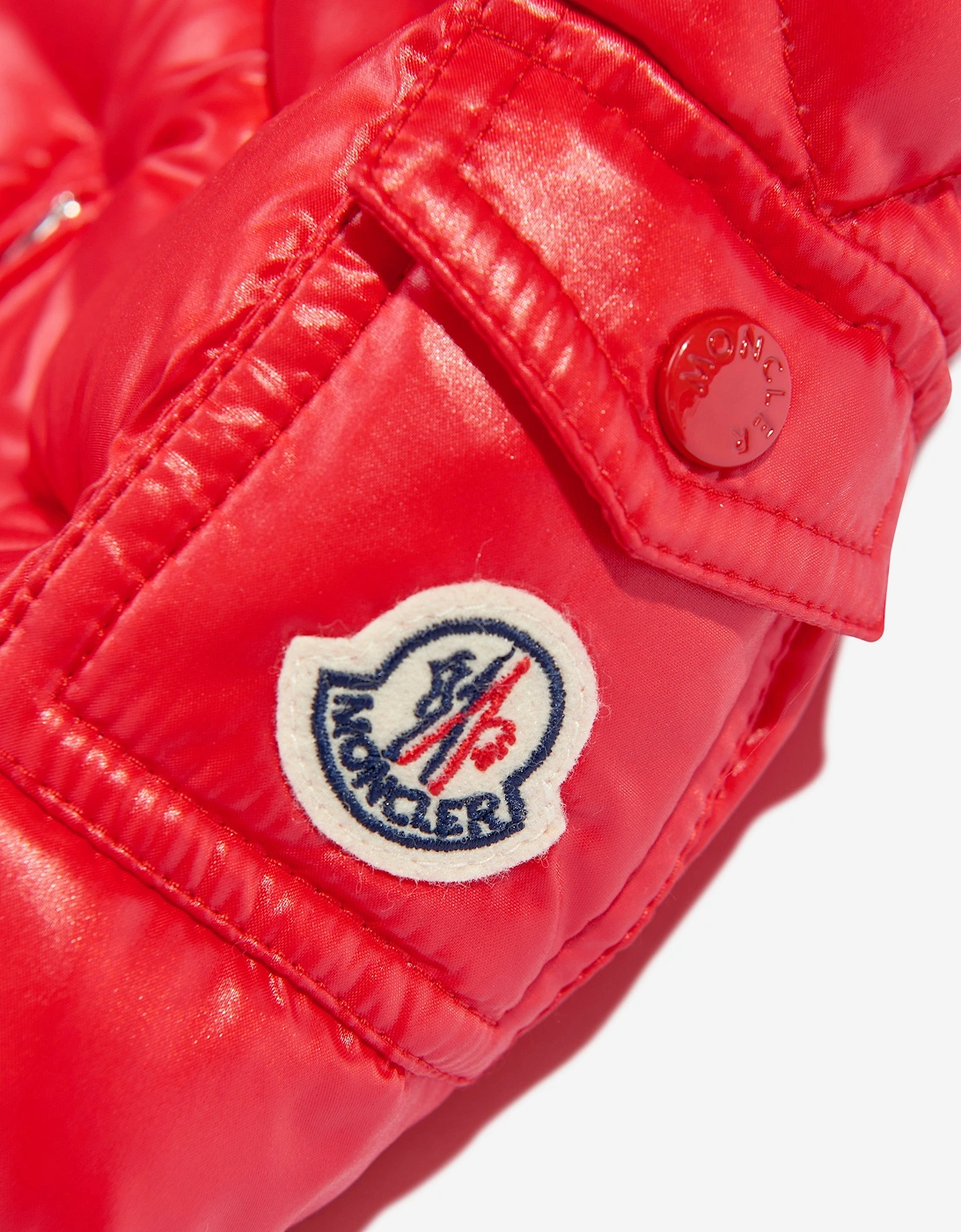 Enfant Baby Boys Down Padded New Maya Jacket in Red