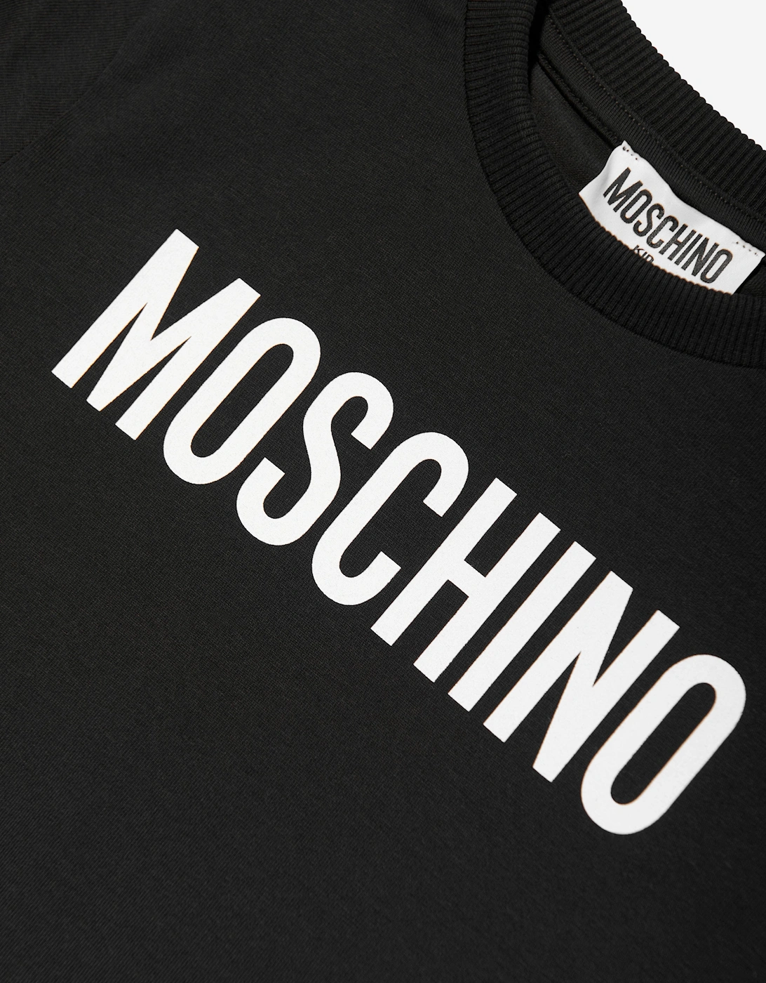 Kids Logo Print T-Shirt in Black