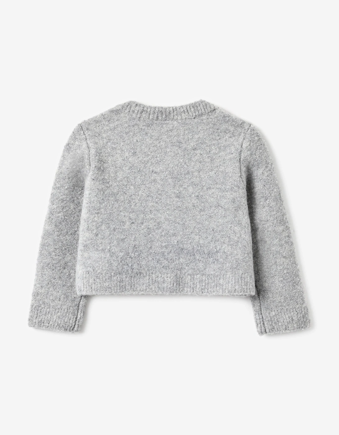 Girls Knitted Cardigan in Grey