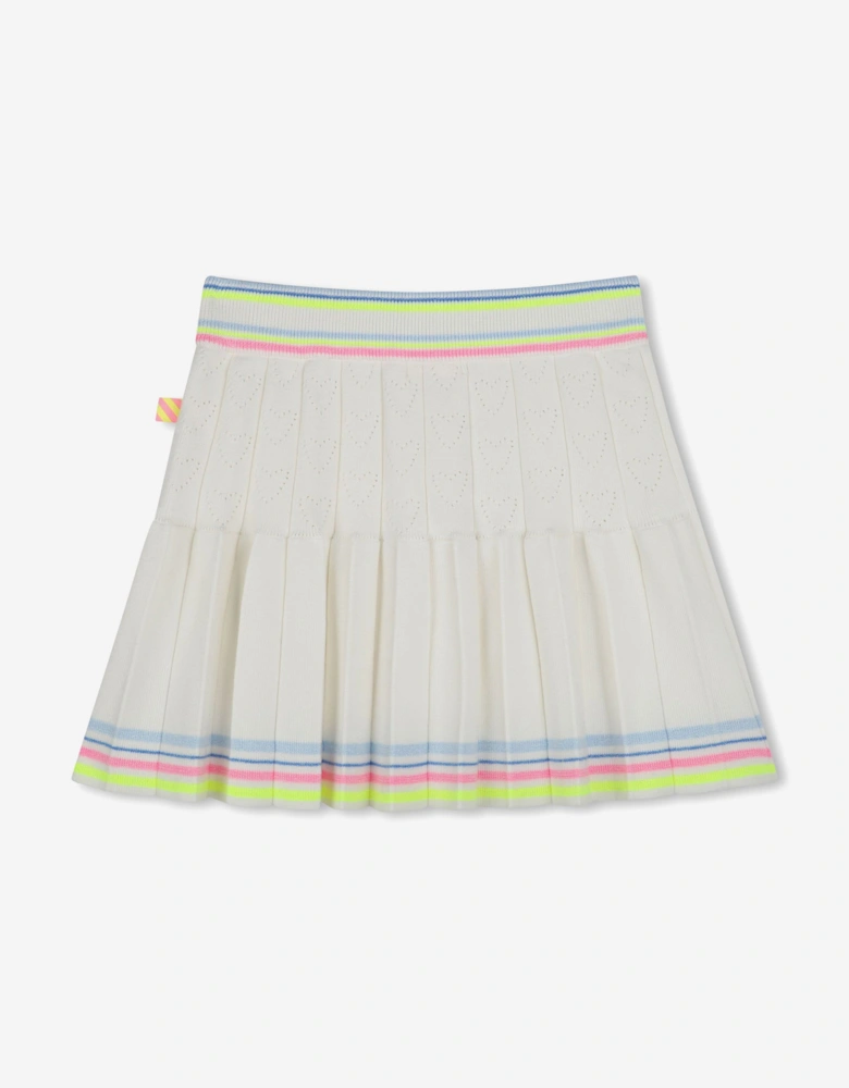 Billieblush Girls Knitted Skirt in Ivory