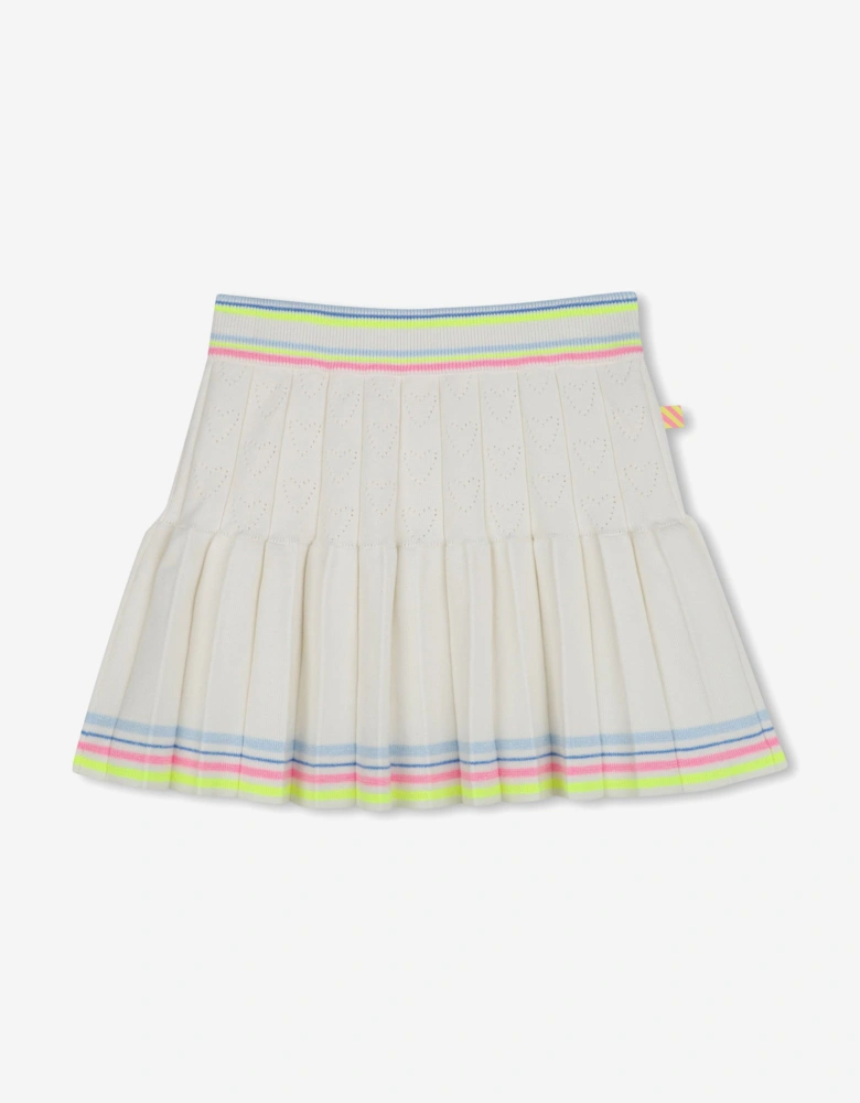 Billieblush Girls Knitted Skirt in Ivory