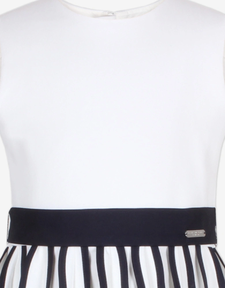 Girls Apple Of My Eye Dress in White