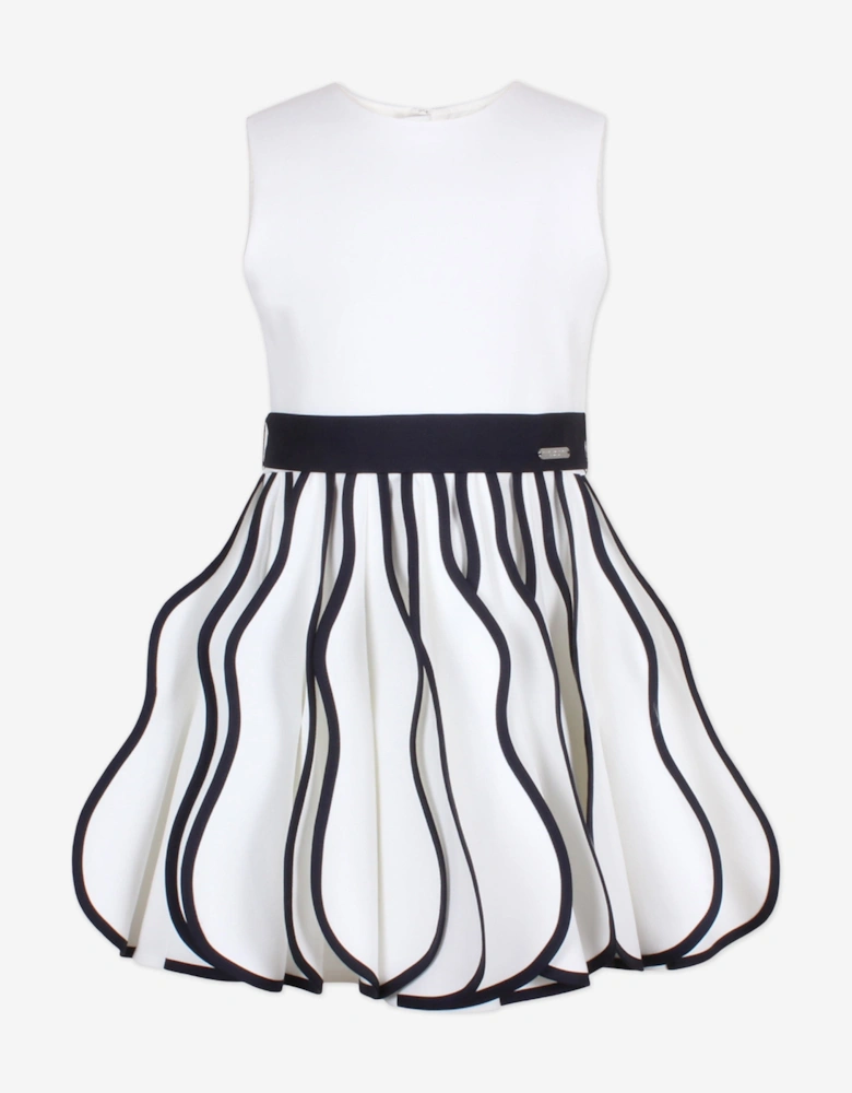 Girls Apple Of My Eye Dress in White