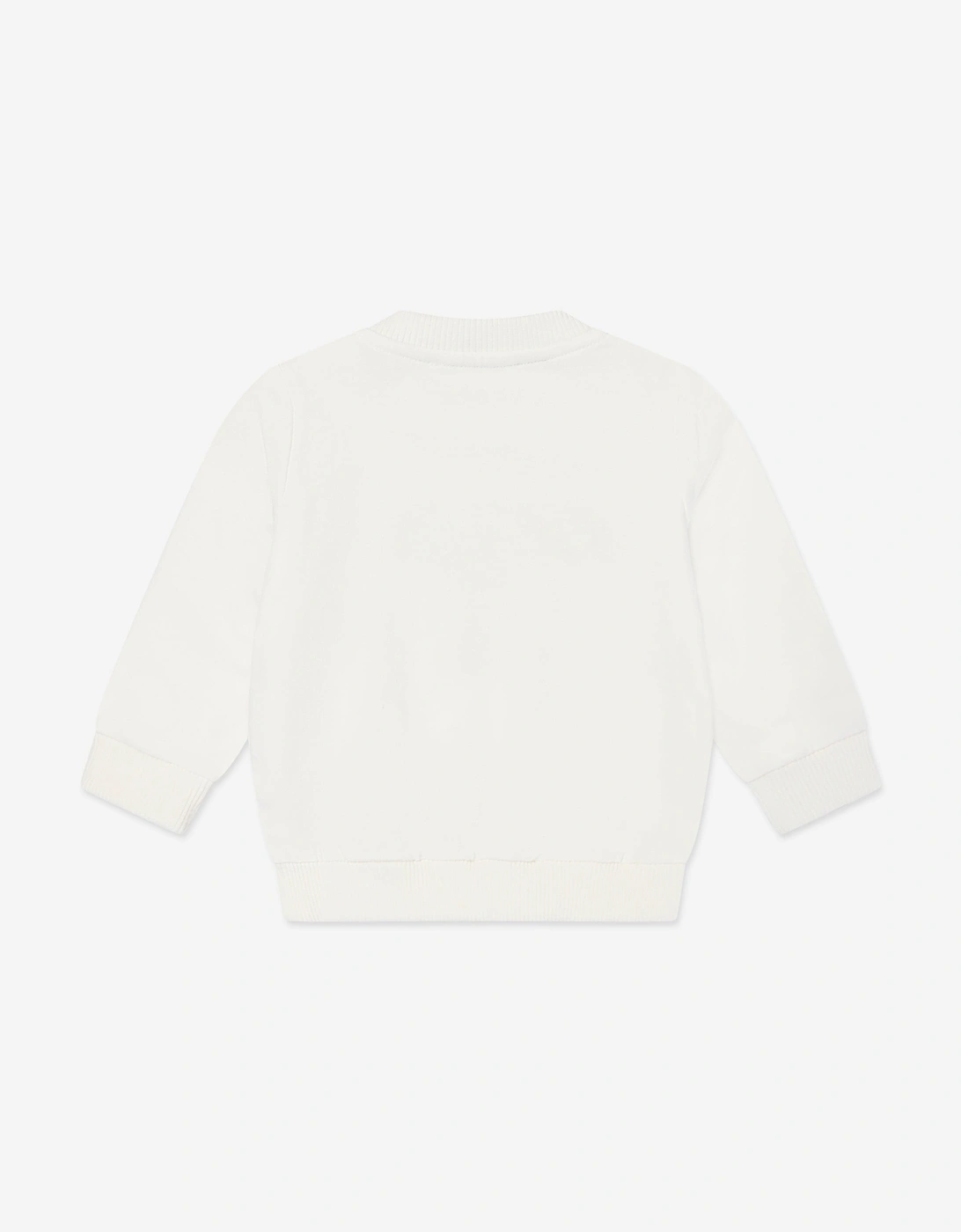Baby Teddy Bear Logo Sweatshirt in Ivory