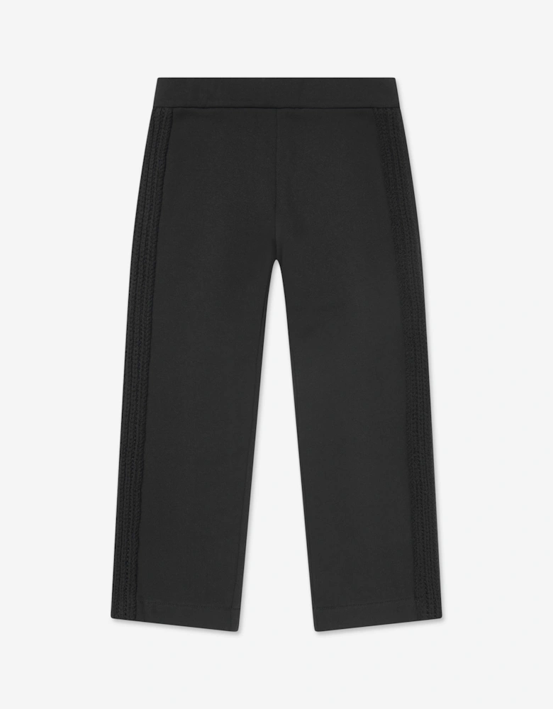 Enfant Girls Logo Tracksuit in Black