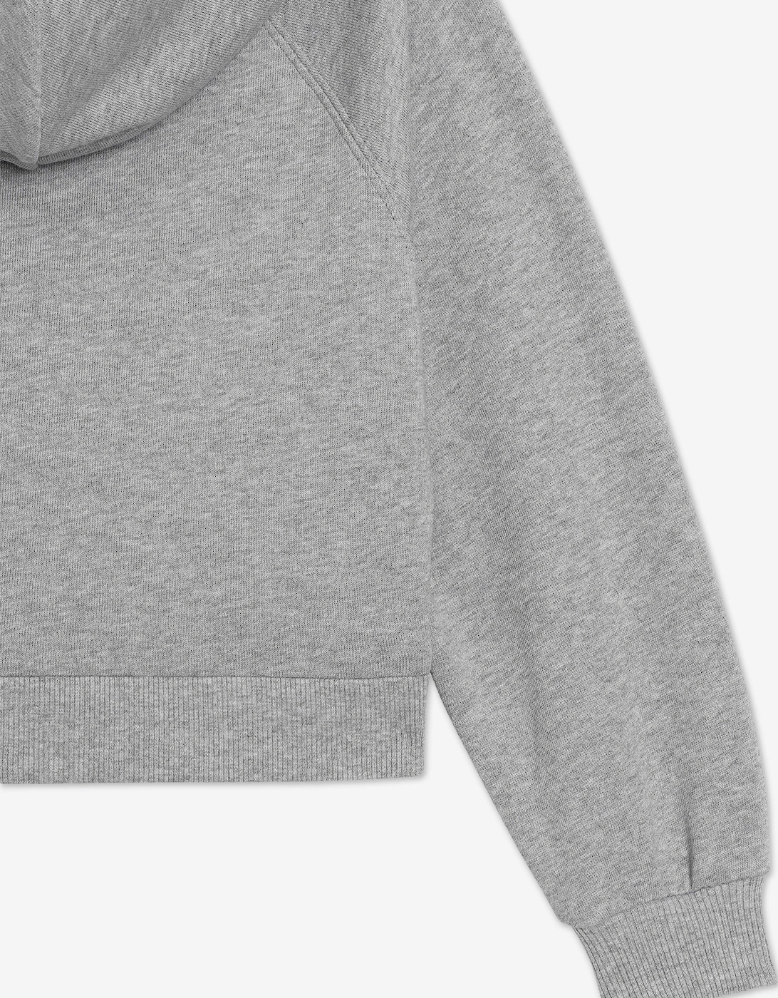Girls Embroidered Logo Hoodie in Grey