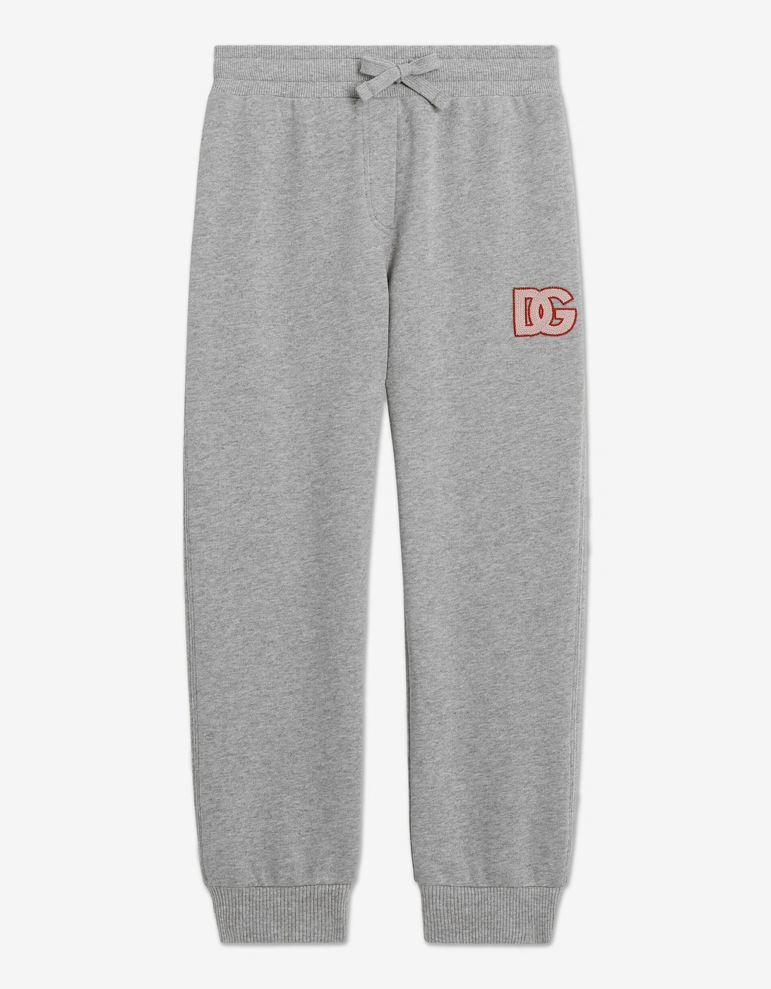 Girl's Dolce & Gabbana Girls Embroidered Logo Joggers in Grey - Size: 14 years