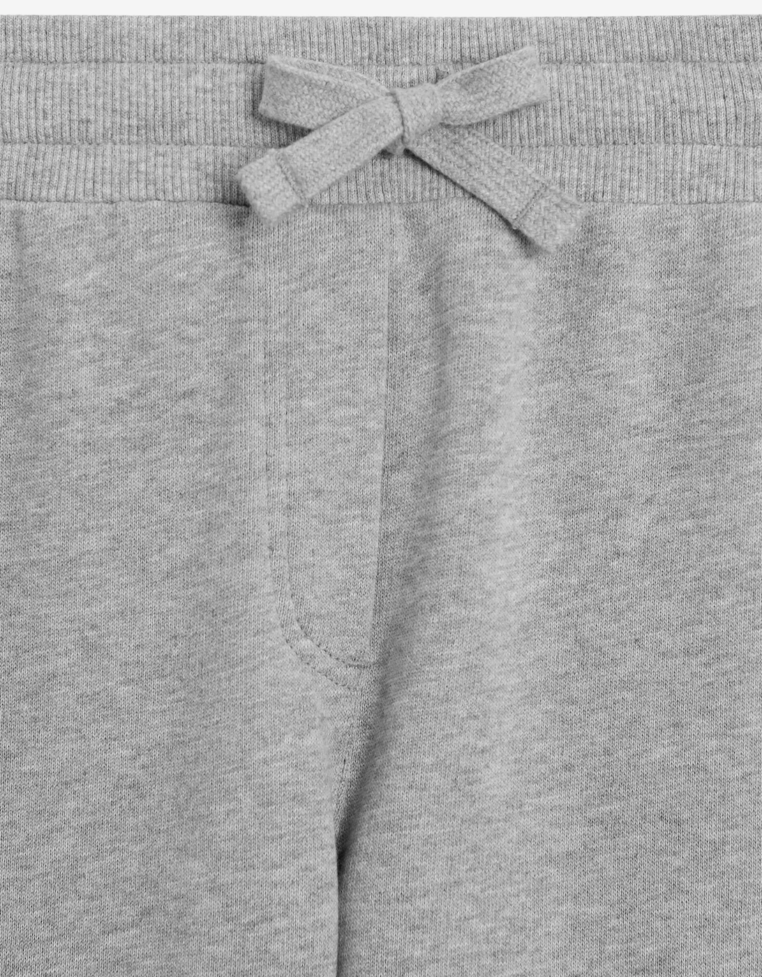 Girls Embroidered Logo Joggers in Grey
