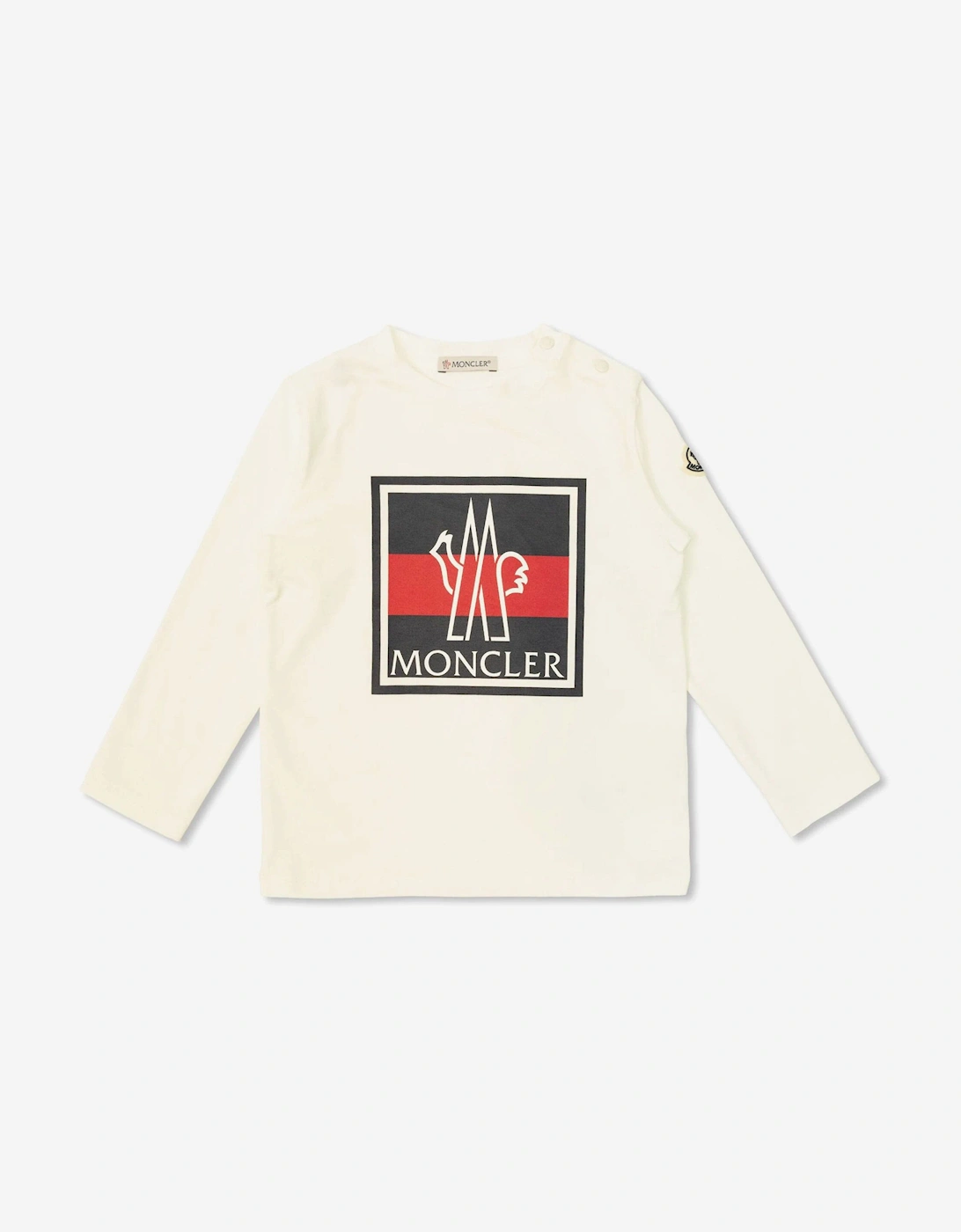 Enfant Baby Boys Long Sleeve T-Shirt in White, 5 of 4