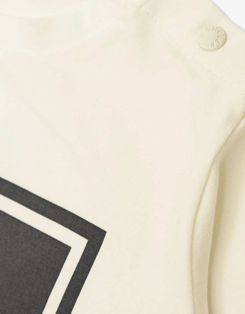 Enfant Baby Boys Long Sleeve T-Shirt in White