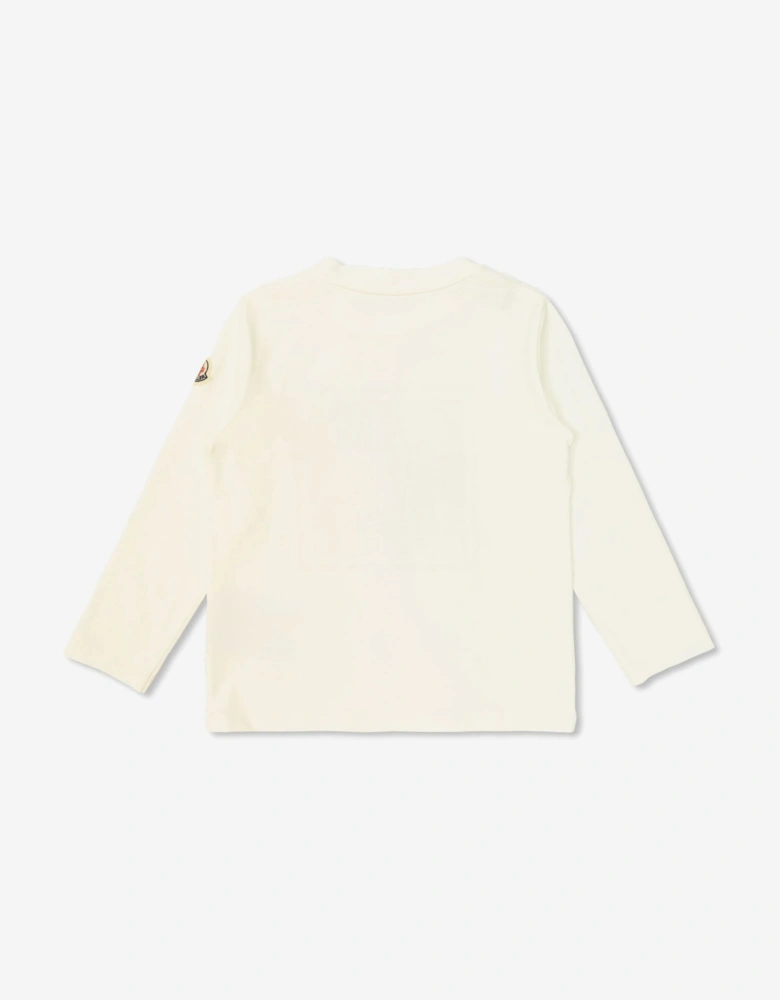 Enfant Baby Boys Long Sleeve T-Shirt in White